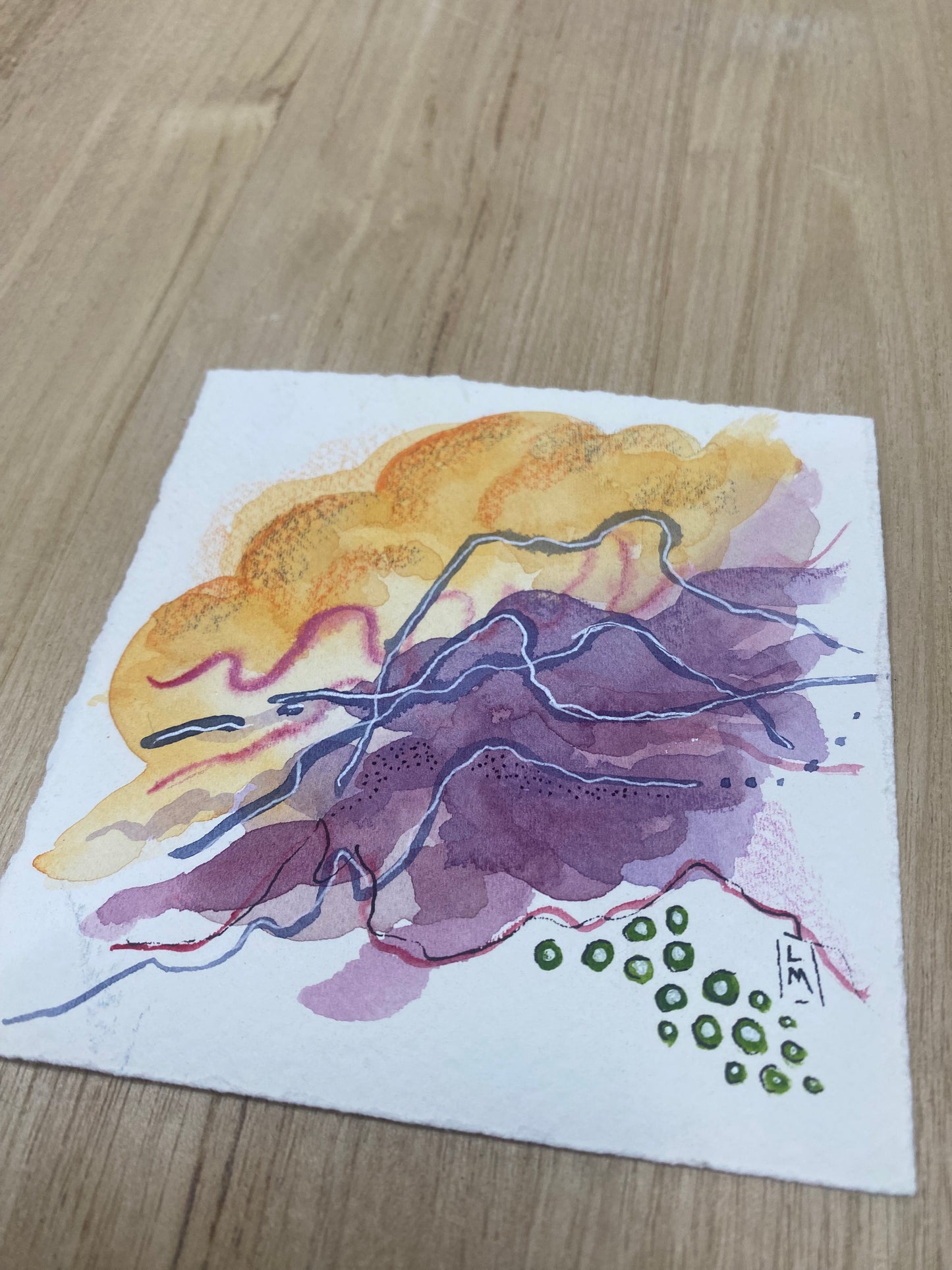 Cumulonimbus- Mini Abstract