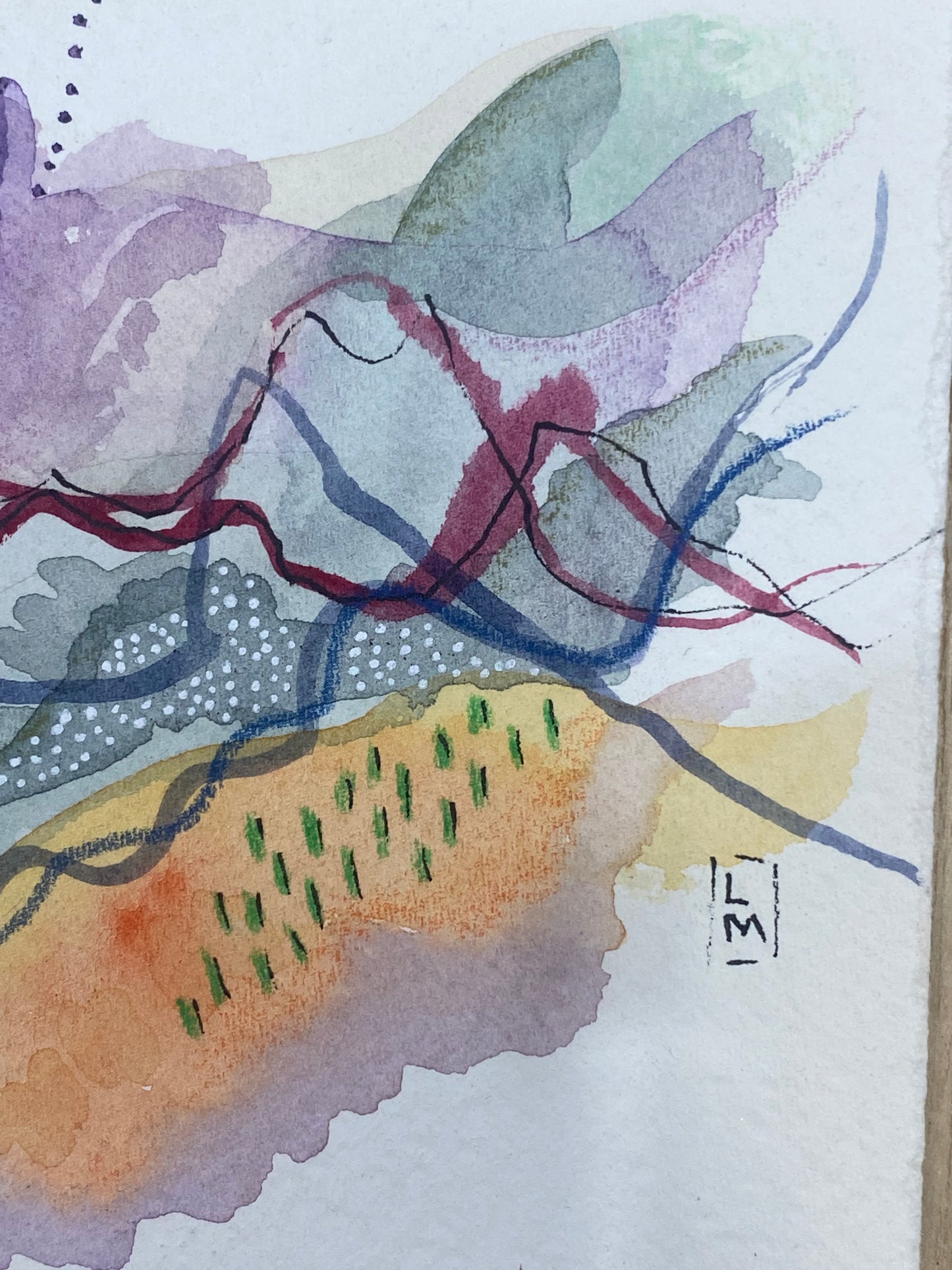 Up & Over- Mini Abstract