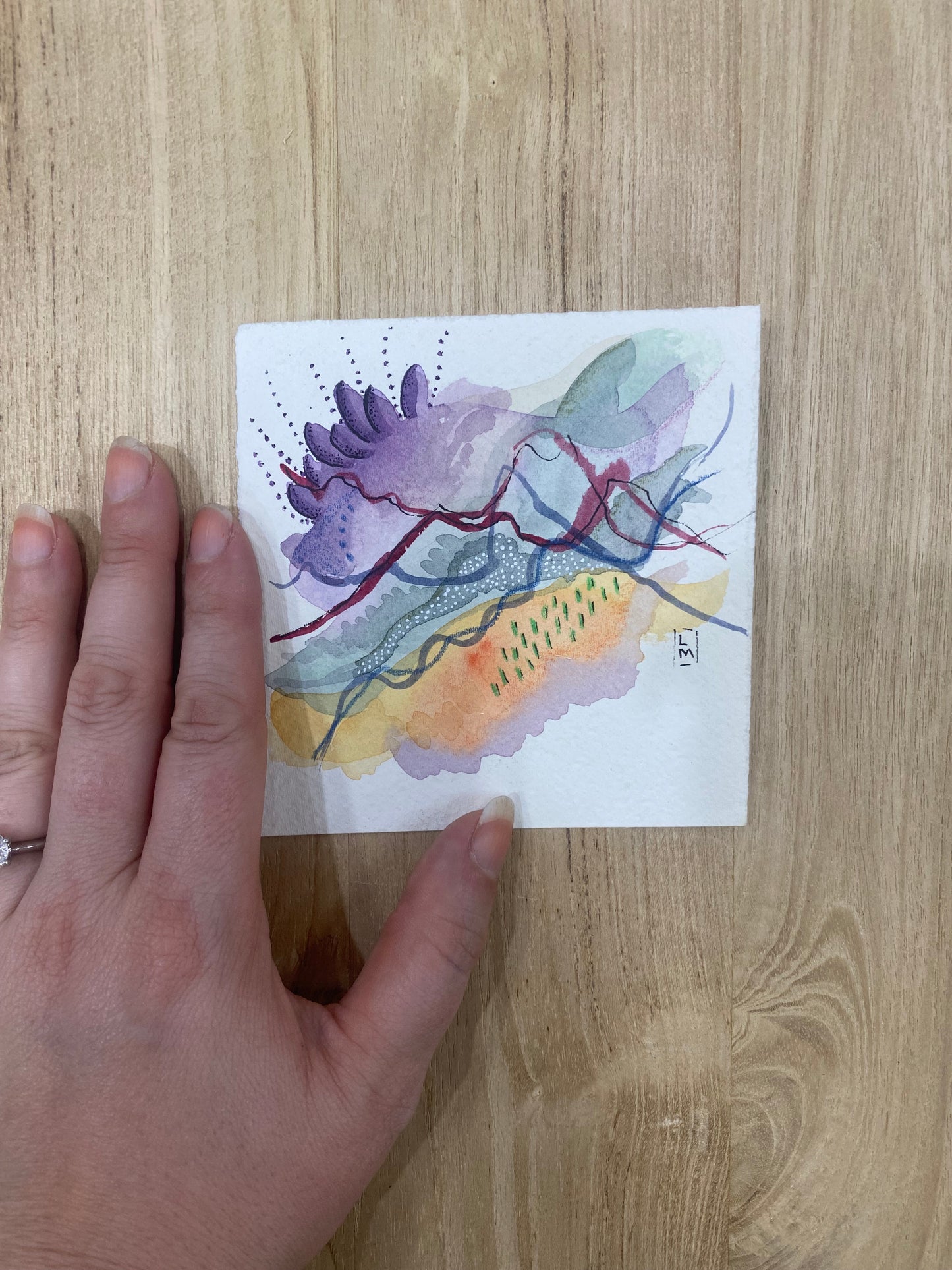 Up & Over- Mini Abstract