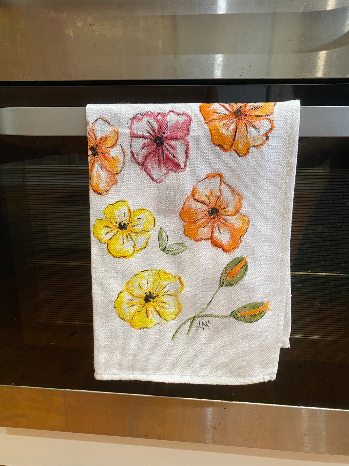 Poppy Field Tea Towel