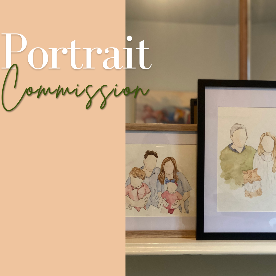 Custom Portrait First Deposit- Bridgette